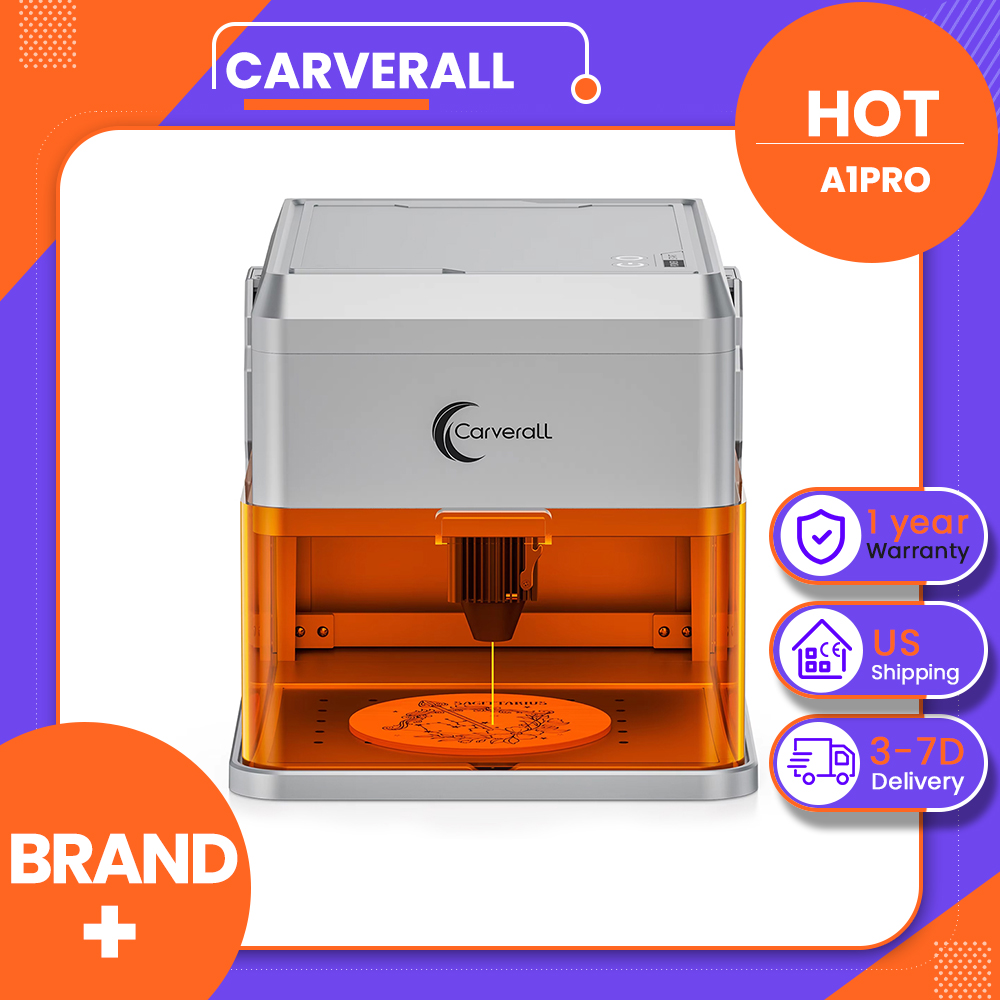 Industrial Laser Applications - Carverall A1PRO 10W Laser Engraver with