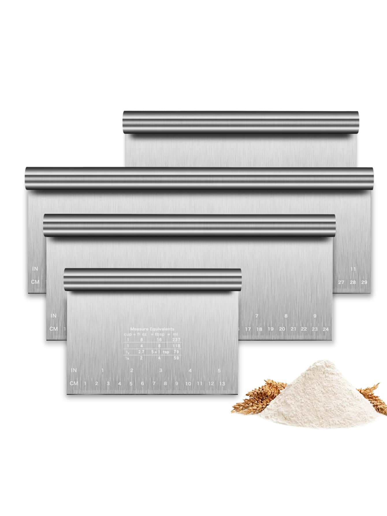 Industrial Laser Applications - Dough Pastry Bench Cutter Scraper, Stainless