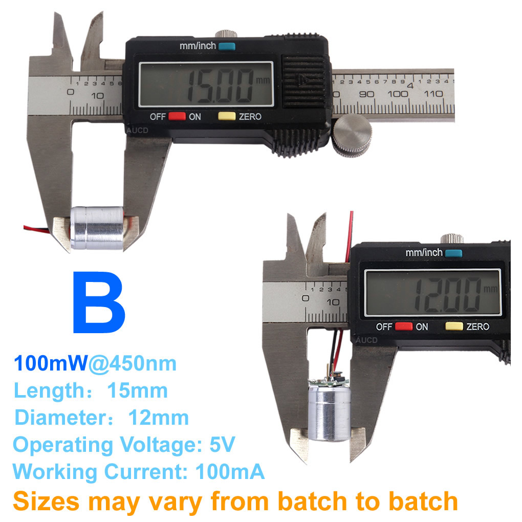 Φ12x15mm DC 5V Red-100mW Green - Industrial Green Laser ulasan dan harga