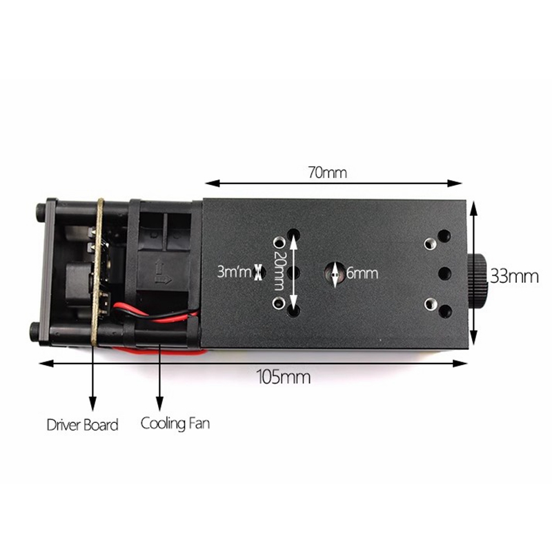 405nm ~ 850nm Focusable Head R - Industrial Green Laser ulasan dan harga