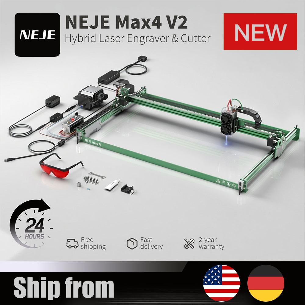 NEJE Max4 V2 E80 80W Laser Eng - Industrial Grade Laser Engraver ulasan dan harga