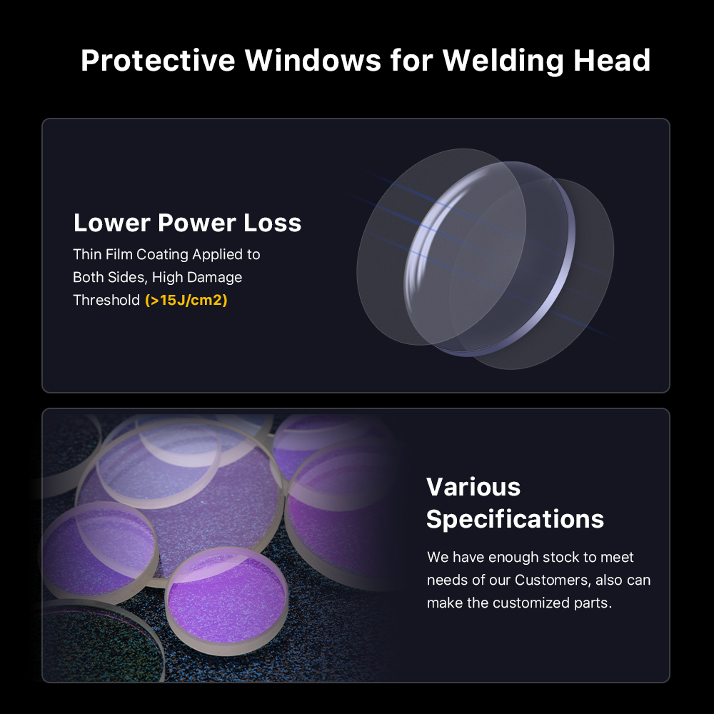 1/10/50/100PCS Fused Silica Pr - Industrial Laser Welder ulasan dan harga