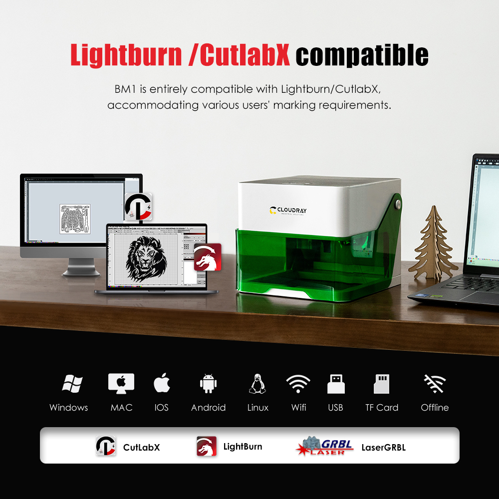 Cloudray 5000mw CNC Mini Laser - Industrial Laser Applications ulasan dan harga