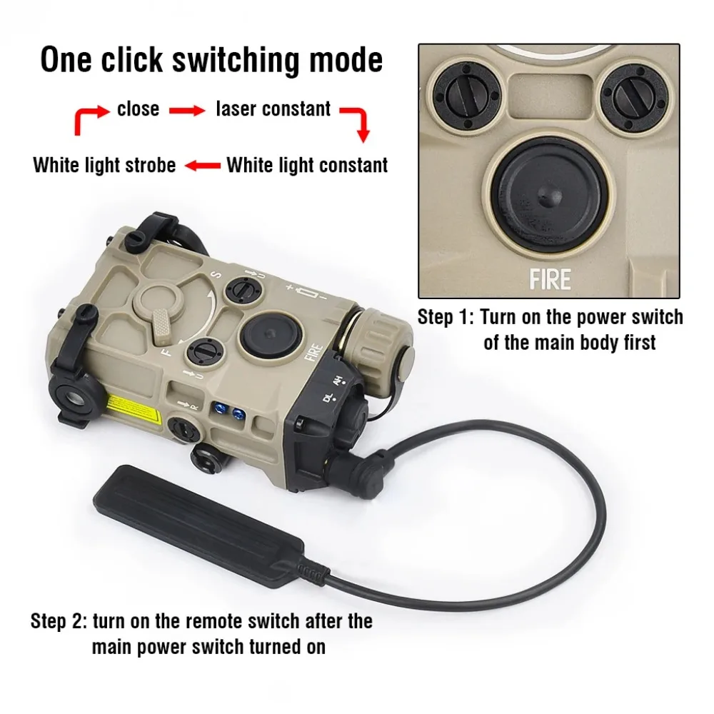 Tactical OGL Nylon Plastic LED - Industrial Green Laser ulasan dan harga