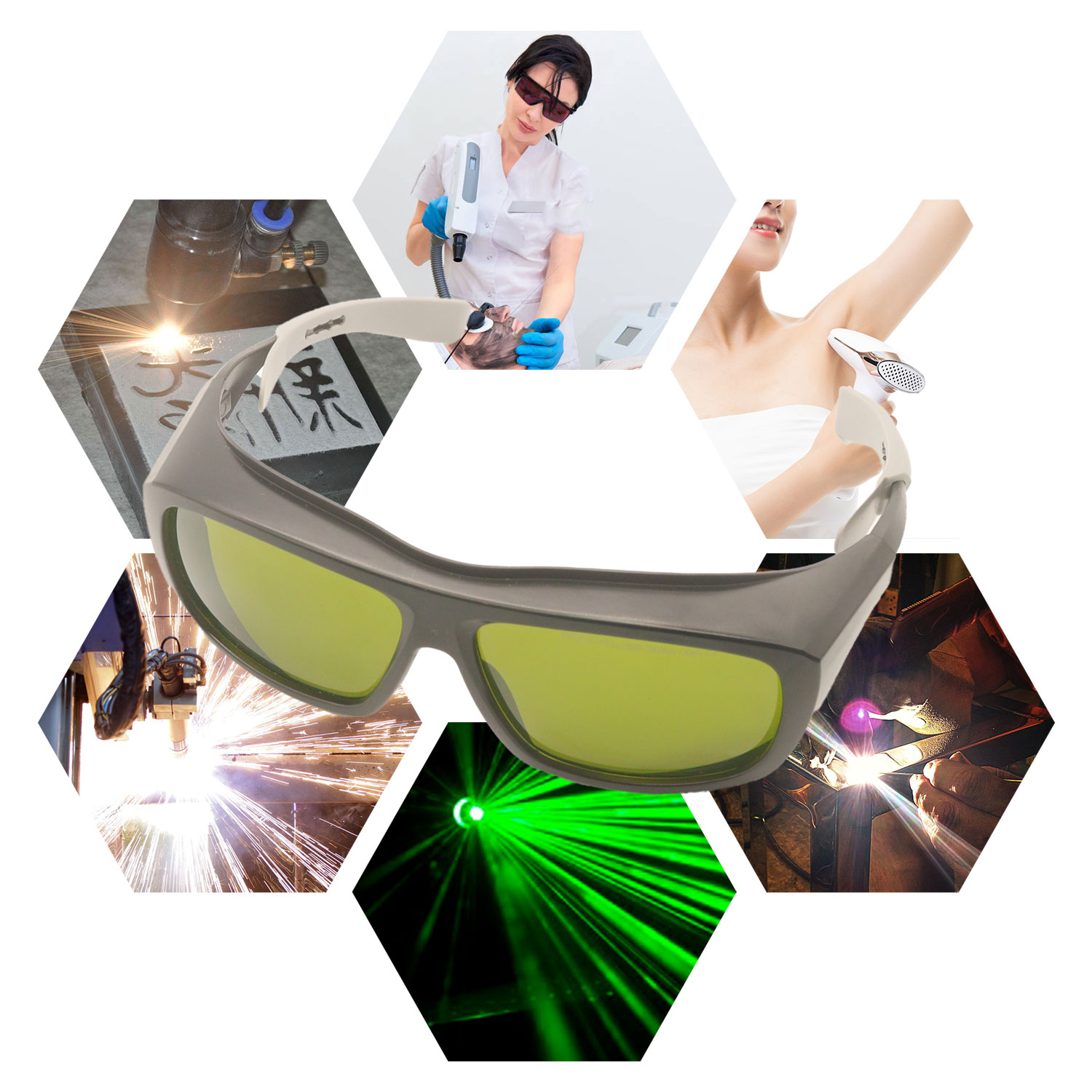Laser Protective Glasses Hair  - Laser Safety Goggles ulasan dan harga
