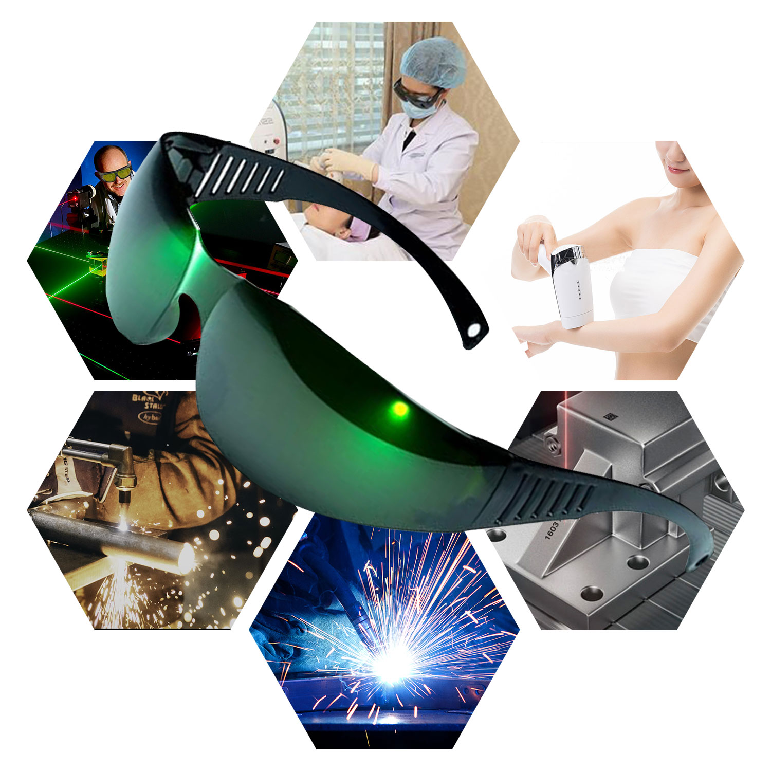 Lead Goggles Radiation Glasses - Laser Safety Goggles ulasan dan harga