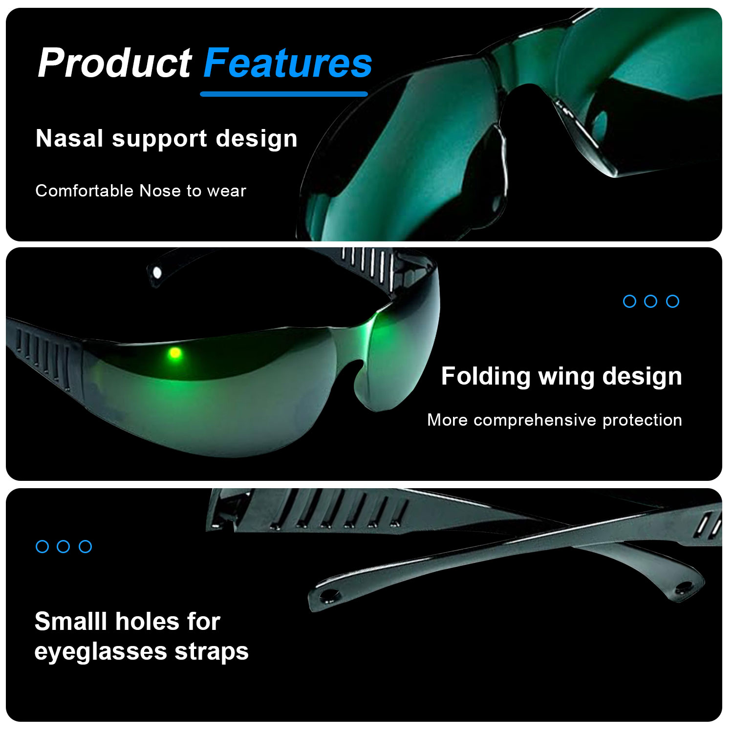 Lead Goggles Radiation Glasses - Laser Safety Goggles ulasan dan harga