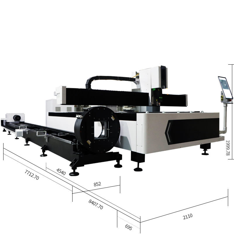 High Precision 1530 Industrial - Industrial Fiber Laser Cutting Machine ulasan dan harga